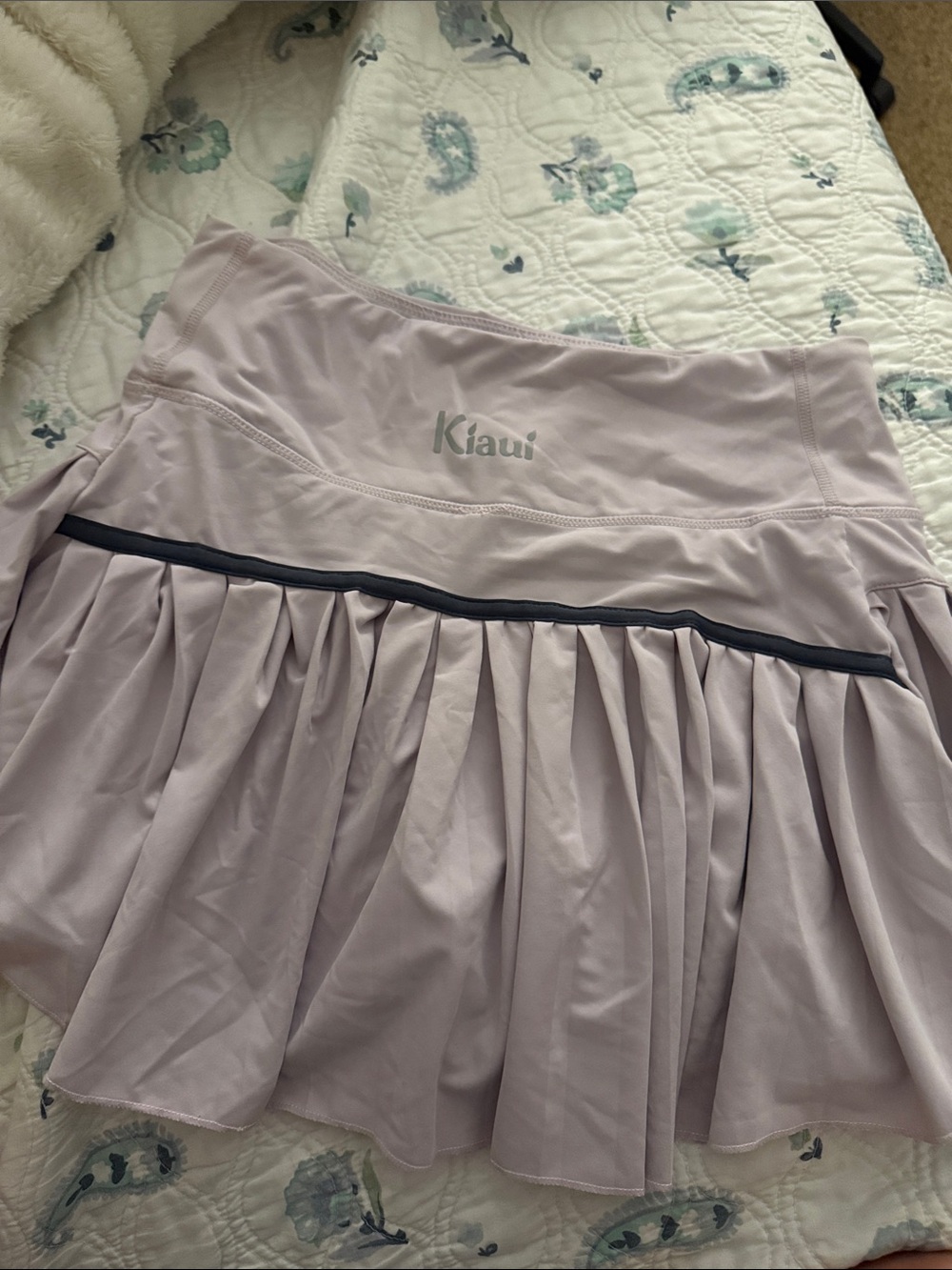 Women's Lilac Pleated Tennis Skirt